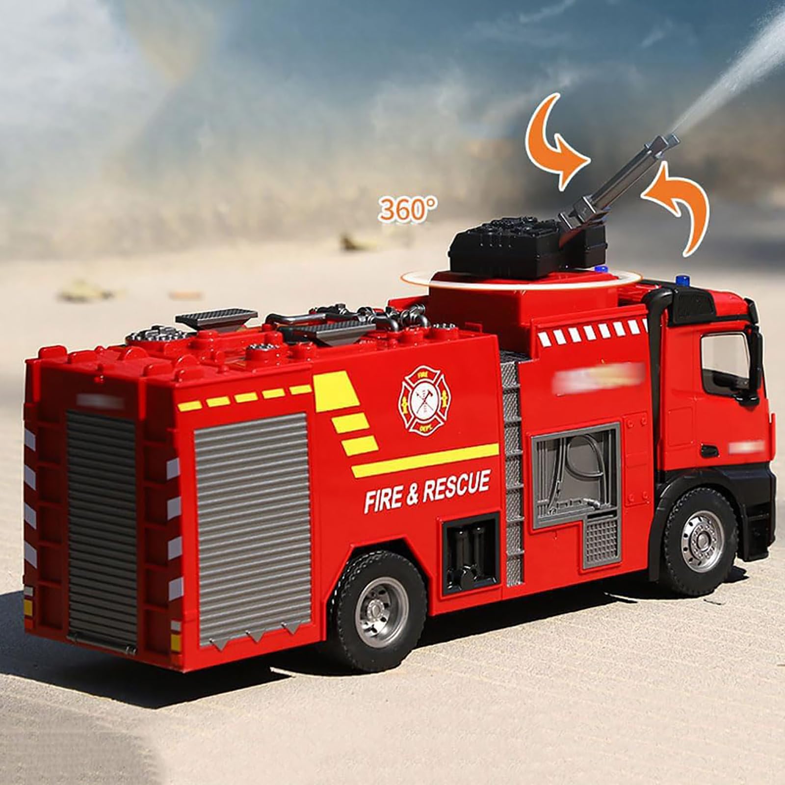 ホビーラジコン REMOTE CONTROL FIRE RESCUE Amazon.co.jp: RC Car, 1:14 Scale RC Fire Truck with Water Spray,22